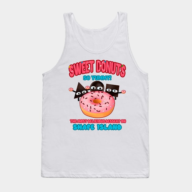 Shape Island Donuts Tank Top by Scud"